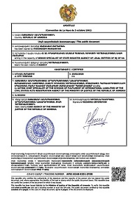 Armenia apostille